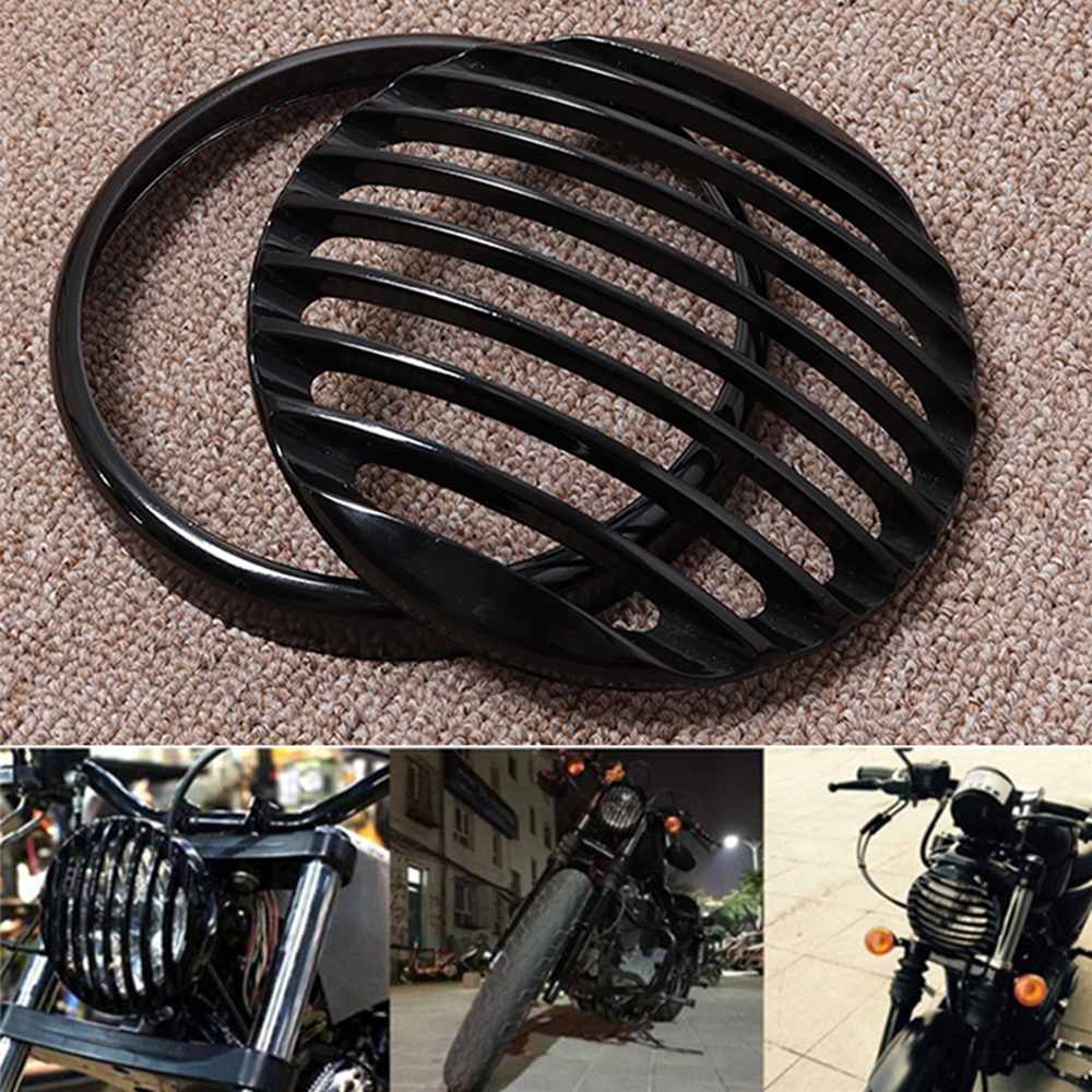 ฝาครอบไฟหน้ารถจักรยานยนต์ CNC Led 5 3/4 นิ้ว สําหรับ Harley Sportster XL 883 Iron 1200 04-14 Custom XL1200C 1200