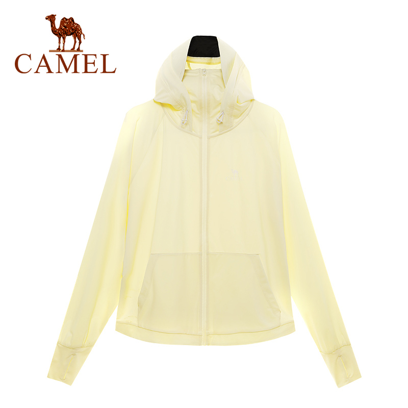 Camel เสื้อคลุมกันแดด ระบายอากาศ น้ําหนักเบา สําหรับผู้หญิง upf50+