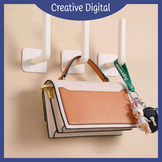 Creative Digital [✨สินค้าใหม่✨] ที่แขวนของตัวใหญ่ ตะขอแขวนของเอนกประสงค์ สารพัดประโยชน์ ติดตั้งง่ายแข็งแรงทนทาน