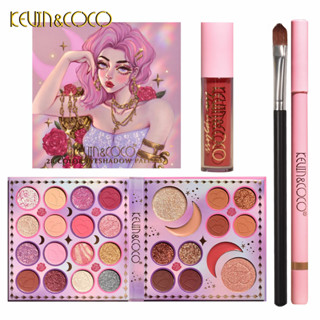 KEVIN&amp;COCO- 28สี Eyeshadow Palette โอดีบีโอ ซิกเนเจอร์ อายแชโดว์ พาเลท x 1 ชิ้น dayse นื้อใยไหม เนื้อแมท ประกายชิมเมอร์ กลิตเตอร์ สีโทนนู้ด กันน้ำ ติดทน