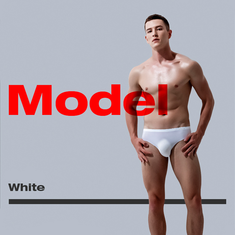 Adfashion กางเกงชั้นในแฟชั่นสําหรับผู้ชายเซ็กซี่ผ้าไหมใส่สบายมีระบายอากาศ Mb324