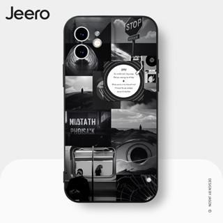 Jeero เคสไอโฟน เคสซิลิโคนนุ่มกันกระแทกน่ารักตลก เคสโทรศัพท์ Compatible for iPhone 15 14 13 12 11 Pro Max SE 2020 X XR XS 8 7 6 6S Plus พลัส HFE2819