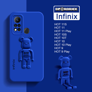 เคสโทรศัพท์มือถือ ซิลิโคนนิ่ม ผิวด้าน กันกระแทก ป้องกันกล้อง สําหรับ Infinix HOT 12 11 10 Play NFC 12i HOT 11 2022 X665B X6817