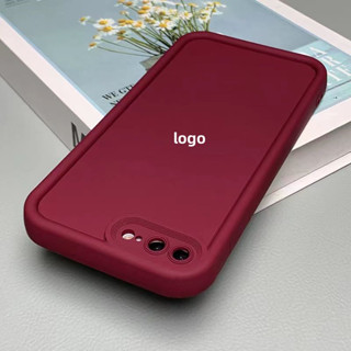 เคสซิลิโคนเหลวเคลือบสำหรับ iPhone 7 8 PLUS Case XS MAX x XR ฝาครอบป้องกันกล้องเต็มรูปแบบ se2020 กันฝุ่นกันกระแทกสีทึบเคสโทรศัพท์นุ่ม