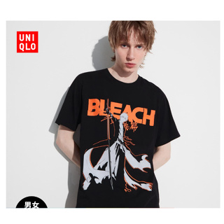 Uniqlo เสื้อยืดแขนสั้น พิมพ์ลาย Bleached World Millennium Blood Battle สําหรับผู้ชาย และผู้หญิง 466059