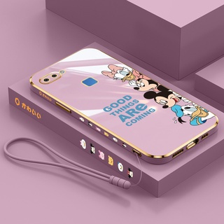 เคสโทรศัพท์มือถือ ลายการ์ตูน Disney Family พร้อมสายคล้อง สําหรับ Vivo Y35 2022 Vivo Y02s 4G 2022 Vivo V25 Vivo Y22S 2022 Y22 2022