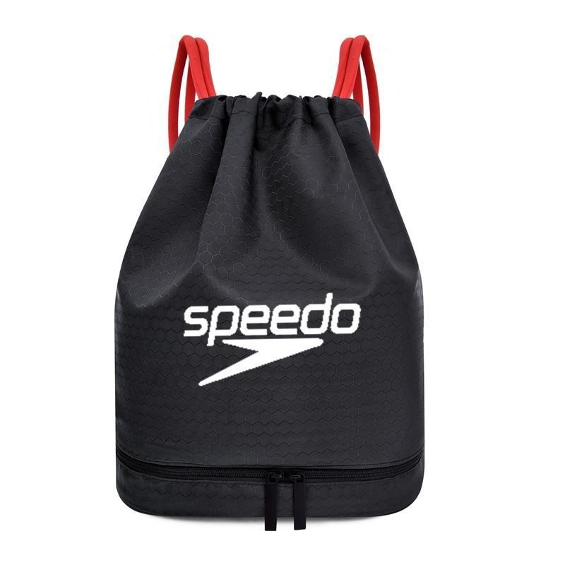 Speedo แห้งเปียกแยกถุงว่ายน้ำชายหาดแคมป์ปิ้งยิมกระเป๋าเป้สะพายหลัง