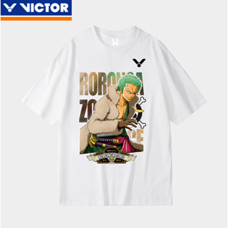 Victor 2023 ใหม่ เสื้อกีฬาแบดมินตัน แขนสั้น แห้งเร็ว สไตล์เกาหลี สําหรับผู้ชาย และผู้หญิง