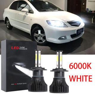 ชุดหลอดไฟฮาโลเจน LED X15 6000K สีขาว แบบเปลี่ยน สําหรับ Honda City SEL (4th Gen) 2003 2004 2005 2006 2007 2008 (1 คู่)