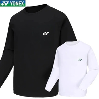 Yonex ใหม่ เสื้อกีฬาแบดมินตัน แขนยาว ระบายอากาศ แห้งเร็ว สไตล์เกาหลีใต้ สําหรับผู้ชาย และผู้หญิง