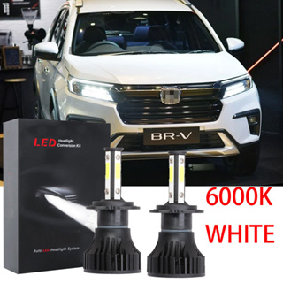 ชุดหลอดไฟฮาโลเจน LED X15 6000K สีขาว แบบเปลี่ยน สําหรับ Honda BRV BR-V 2017 2018 2019 1 คู่