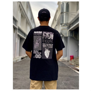 (พร้อมส่ง) เสื้อยืดแขนสั้น ลาย NAISE ERROR 404 TEES สีดํา สําหรับผู้ชาย