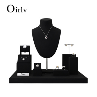 Oirlv ชุดชั้นวางเครื่องประดับ แหวน ต่างหู สร้อยคอ นาฬิกา สร้อยข้อมือ TT229 TT230