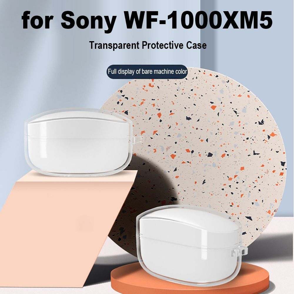 สําหรับ SONY Wf 1000XM5 กรณีหูฟัง TPU ป้องกันสําหรับ Sony WF-1000XM5 กรณีกันกระแทกพร้อมตะขอ