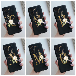 เคสโทรศัพท์มือถือ ซิลิโคนนิ่ม ผิวด้าน ลายตัวอักษรน่ารัก สําหรับ Tecno Pova 5 Tecno Pova5 LH7n