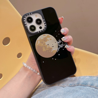 Casetify เคสโทรศัพท์มือถือ ลายนกฮูก ดวงจันทร์ ป้องกันกล้อง สําหรับ iPhone 14 13 12 11 Pro Max 14 Plus