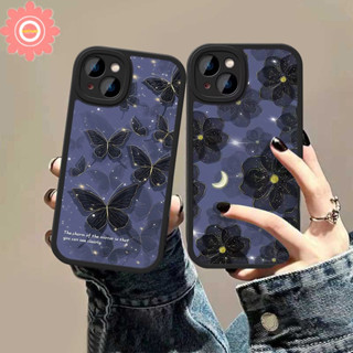 เคสโทรศัพท์มือถือ Tpu แบบนิ่ม ลายผีเสื้อ และดอกไม้ สําหรับ Vivo Y27 Y36 Y11 Y12 Y22 Y17 Y16 Y35 Y15 V23E Y20 Y51 Y21 Y02 Y91 Y15s Y20s V25E Y20i V23 Y91C Y15A Y30 Y33s Y21s Y22s