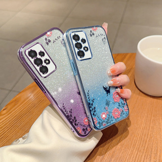 เคสโทรศัพท์มือถือ ลายดอกไม้ สําหรับ Samsung A13 5G