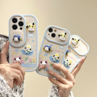 【TPU เคสโทรศัพท์ตุ๊กตาสามมิติ/สุนัขพัชชา】สำหรับ เคสไอโฟน13 Pro Max 14 Pro Max 13 Pro 14 11 Pro Max การ์ตูน หน้าต่างบานเลื่อน เคสซิลิโคน เคสไอโฟน12 Pro 14 Pro 12 Pro Max กรณีป้องกันการตก iPhone 11 13 12 เคสโทรศัพท์ Apple