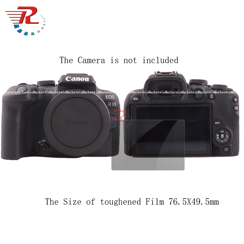 ฟิล์มกระจกนิรภัยกันรอยหน้าจอกล้อง HD สําหรับ Canon EOS R10 Canon EOS R10