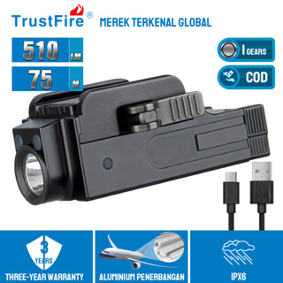 Trustfire GM21 ไฟฉายยุทธวิธี LED 1350lm Type-C IP65 อลูมิเนียม กันน้ํา ชาร์จได้