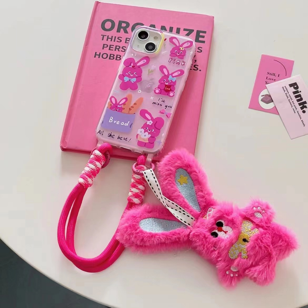 Cases, Covers, & Skins 132 บาท เคสโทรศัพท์มือถือ กันลื่น ลายกระต่ายน่ารัก พร้อมสร้อยข้อมือ สําหรับ iPhone 14Pro max 14ProiPhone 14 iPhone13 Pro iPhone 13Pro max iPhone12 Pro 11 Airpods 1 2 Pro 3 Mobile & Gadgets