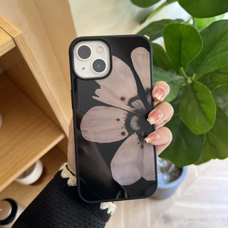 เคสโทรศัพท์มือถือแบบแข็ง กันกระแทก ลายดอกไม้น่ารัก หรูหรา สําหรับ iPhone 11 14PROMAX 12PROMAX 13PROMAX 14 14PRO