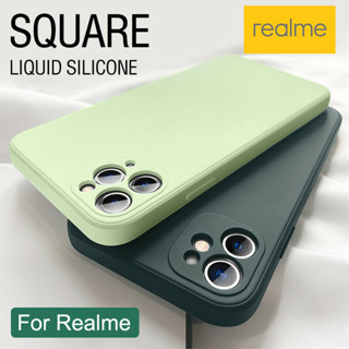 Realme GT NEO 3/3T narzo 50 Pro 5G GT 2 Pro/Neo2/Master Edition X50 Pro narzo 30A/20 Pro เคสซิลิโคนสีพื้นสําหรับ