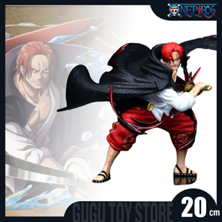 โมเดลฟิกเกอร์ Pvc รูปปั้นอนิเมะ One Piece Shanks Yonko 4 Emperors ขนาด 20 ซม. พร้อมกล่องของขวัญ สําหรับตกแต่งคริสต์มาส