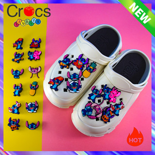 หัวเข็มขัด รูปการ์ตูนดอกไม้ สําหรับตกแต่งรองเท้า crocs