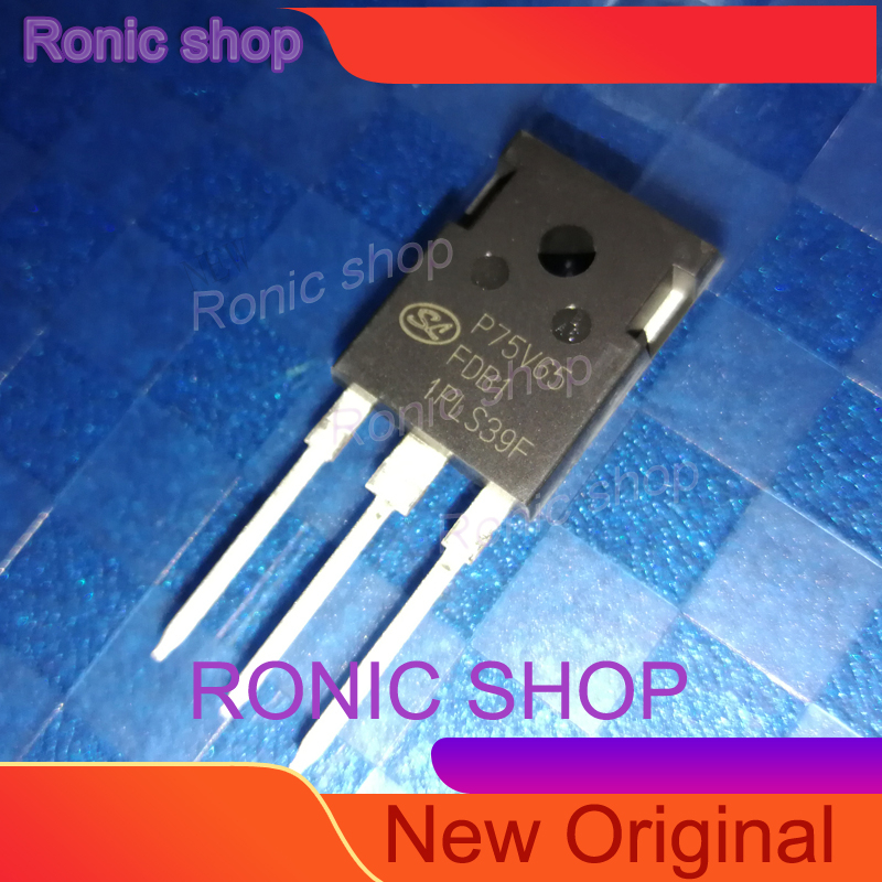 2 ชิ้น P75V65FDB1 TO-247 TO247 IGBT ทรานซิสเตอร์ยี่ห้อใหม่และ high-power IGBT P75V65