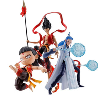 Bandai SHF Nezha Red Kid Ao Pro Dragon Prince Demon Boy Birthday ขยับได้ สินค้าสําเร็จรูป โรงรถตํานาน BY6B