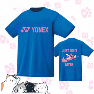 New Yonex เสื้อกีฬาบาสเก็ตบอล เทนนิส ระบายอากาศ ซับเหงื่อ แห้งเร็ว ใส่สบาย สไตล์เกาหลีใต้ สําหรับผู้ชาย และผู้หญิง ใส่วิ่ง เล่นกีฬา บาสเก็ตบอล