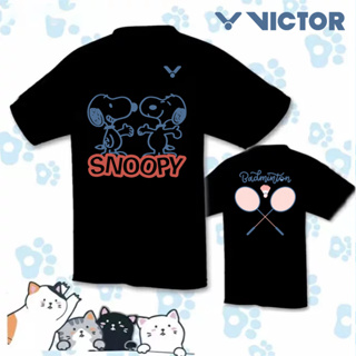 Victor 2023 ใหม่ เสื้อยืดแบดมินตัน แห้งเร็ว กีฬา เสื้อยืดแขนสั้น ผู้ชาย ผู้หญิง ขนนก เสื้อวัฒนธรรมแห้งเร็ว yy เสื้อผ้าแบดมินตัน ระบายอากาศ เสื้อทัวร์นมาเน็ต