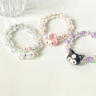 Cartoon Little Devil Second Year Dog Bracelet Girl New Super Immortal Sweet Couple Crystal Bracelet Beaded Bracelet Headrope Female