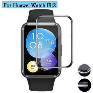 ฟิล์มกระจกกันรอยหน้าจอ 3D แบบนิ่ม อุปกรณ์เสริม สําหรับ Huawei Watch Fit2 Fit2 1 3 5 ชิ้น