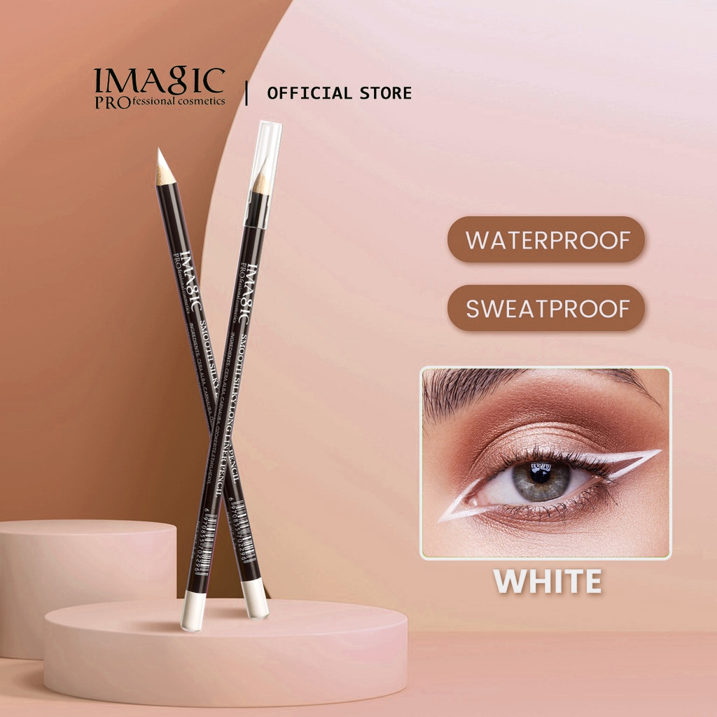 Imagic อายไลเนอร์ แบบปากกา แห้งเร็ว กันน้ํา ติดทนนาน สีขาว