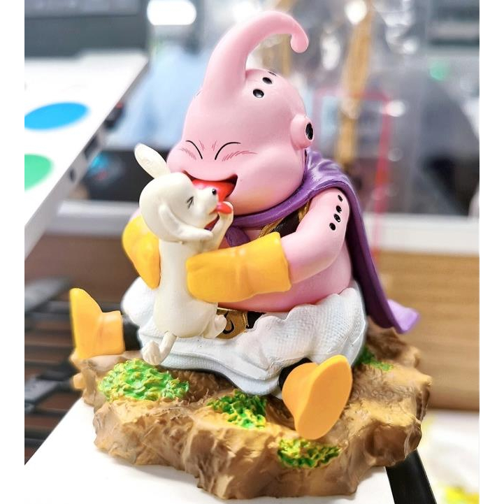 โมเดล dragon ball Majin Buu HY (Licking the Dog posture) 8 cm ตุ๊กตาน่ารัก Dragonball Buu art toy ดร