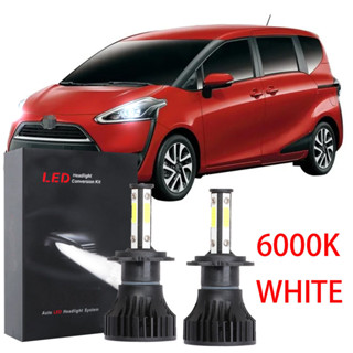 ชุดหลอดไฟฮาโลเจน LED X15 6000K สีขาว แบบเปลี่ยน สําหรับ Toyota Sienta (NHP170) ปี 2016-2019 1 คู่