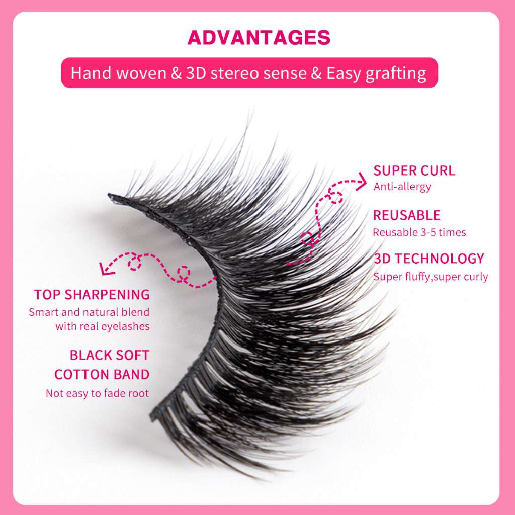 Imagic ขนตาปลอม แบบหนา ดูธรรมชาติ