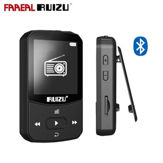 Faaeal RUIZU X52 เครื่องเล่นเพลง MP3 บลูทูธ พร้อมวิทยุ FM บันทึกวิดีโอ E-Book Pedometer สําหรับวิ่ง