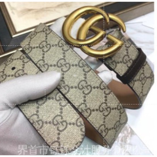 Gucci พร้อมส่ง * [ข้อเสนอของแท้] Gucci เข็มขัดแฟชั่นเกาหลี สําหรับผู้ชาย【พร้อมกล่อง】 oc9i ADJB