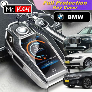 【Mr.Key】เคสกุญแจรถยนต์หนัง Tpu อุปกรณ์เสริม สําหรับ BMW 5 7 series G11 G12 G30 G31 G32 i8 I12 I15 G01 X3 G02 X4 G05 X5 G07 X7