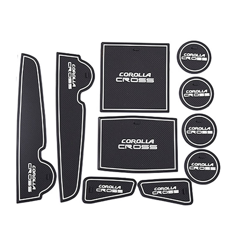 สําหรับโตโยต้าโคโรลล่าข้าม2021-2025ภายในรถประตูสล็อตเสื่อยางกันลื่นเสื่อตกแต่งรถอุปกรณ์ผลิตภัณฑ์ - รูปที่ 3