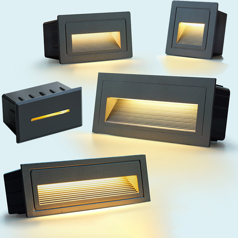 โคมไฟติดผนัง LED IP65 กันน้ํา สําหรับตกแต่งสวน ระเบียง บันได กลางแจ้ง