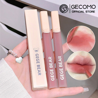 Gecomo ลิปสติก ลิปกลอส เนื้อแมตต์ กํามะหยี่ ติดทน ไม่แห้ง