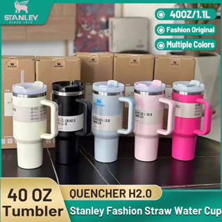 Quencher H2.0 แก้วมักสุญญากาศ สเตนเลส กันรั่ว พร้อมหลอดดูด 40 ออนซ์