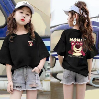 [Prepare To Deliver] เสื้อยืดแขนสั้นลําลอง พิมพ์ลายการ์ตูน Kuromi Melody น่ารัก แฟชั่นสําหรับเด็ก