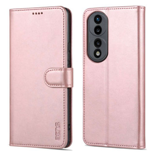 เคสโทรศัพท์มือถือหนัง PU ฝาพับแม่เหล็ก สําหรับ Honor 90 Pro Lite 70 80 SE Pro