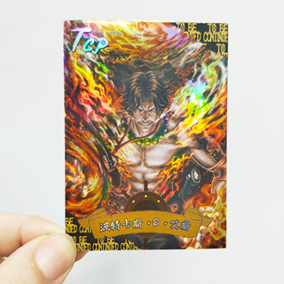 การ์ดตัวการ์ตูนอนิเมะ One Piece Rank:TCP Color Flash Single Card 88*63*1.6 มม.